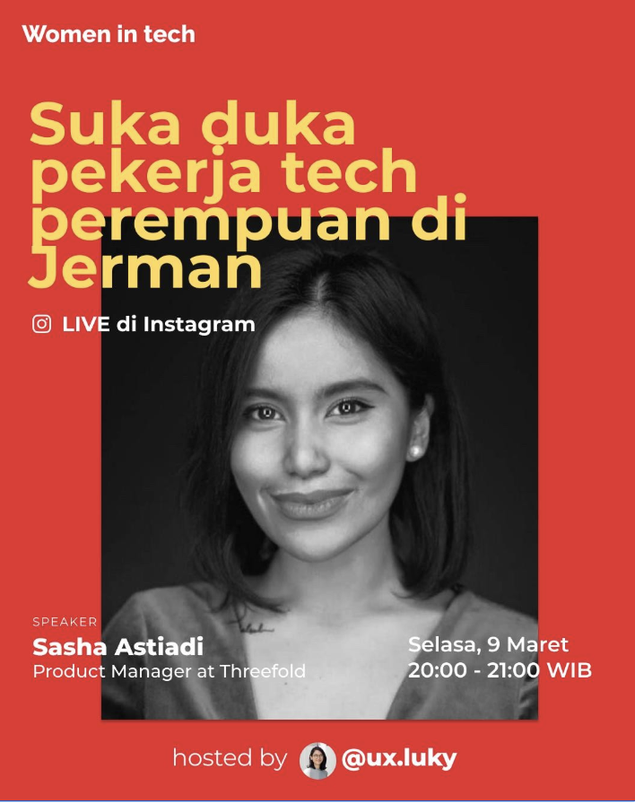 Speaking at Instagram Live · International Women’s Day · Mar 2021